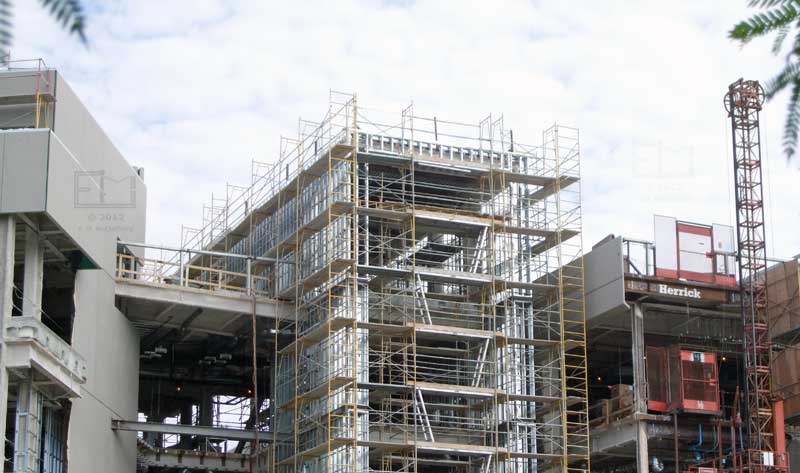 A view overlooking traffic entering Mesa College