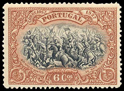 Color scan: Postage stamp of Portugal
