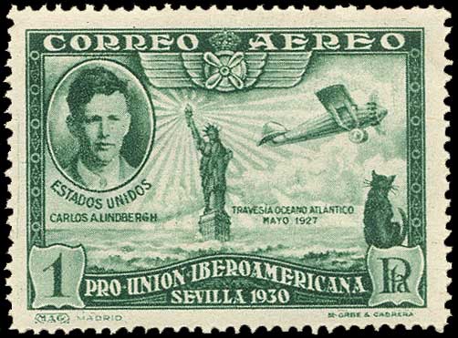 Color scan: Postage stamp of Spain