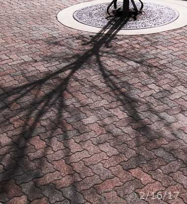 Color photo: Passengers boarding the Coaster train at Santa Fe station - Embedded text: 3/27/17