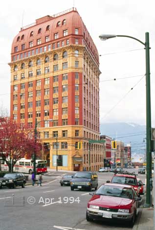 Color photo: The Dominion building - Image taken: 4/7~12/1994